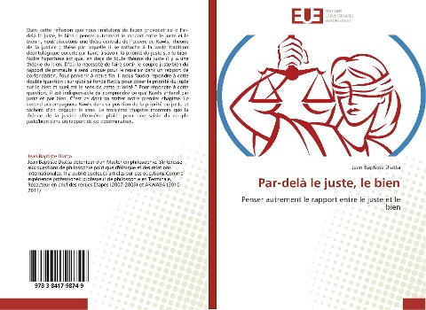 Par-delà le juste, le bien - Jean Baptiste Diatta