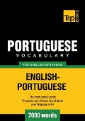 Cover-Bild zum Titel 'Portuguese vocabulary for English speakers - 7000 words' von 'Andrey Taranov'