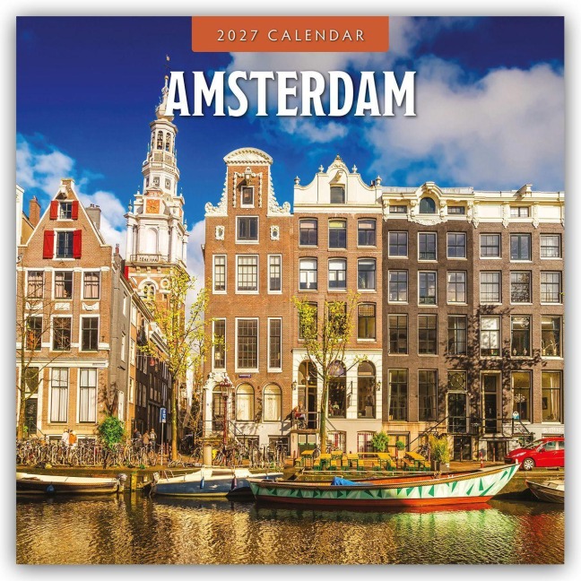 Amsterdam 2027 - 16-Monatskalender - Robin Red