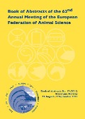Book of Abstracts of the 62nd Annual Meeting of the European Association for Animal Production - 