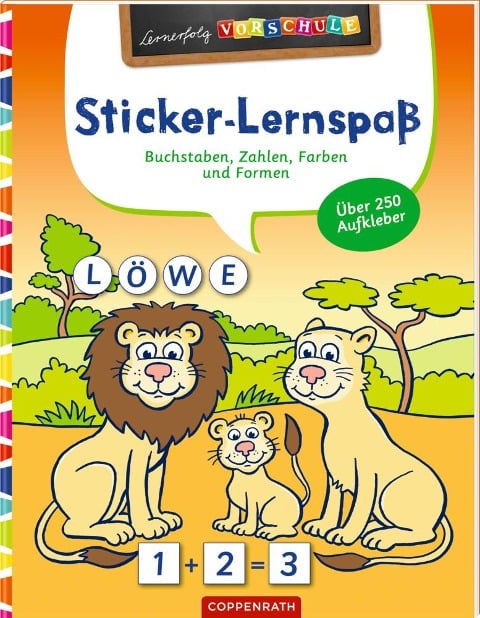 Sticker-Lernspaß (Wilde Tiere) - 
