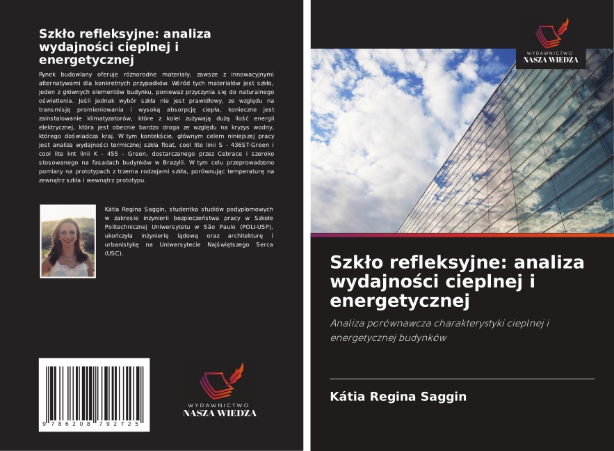 Szk¿o refleksyjne: analiza wydajno¿ci cieplnej i energetycznej - Kátia Regina Saggin