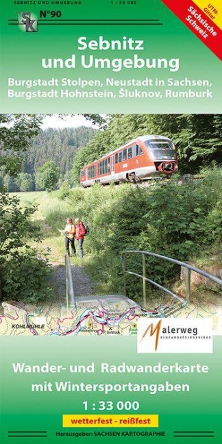 Sebnitz und Umgebung 1 : 33 000