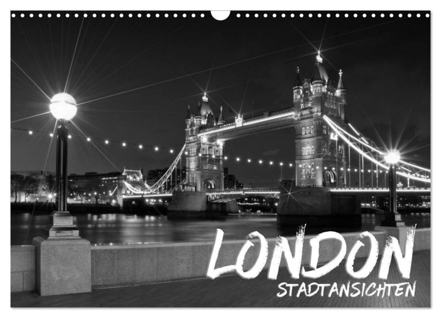 LONDON Stadtansichten (Wandkalender 2026 DIN A3 quer), CALVENDO Monatskalender - Melanie Viola