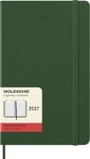 Cover-Bild zum Titel 'Moleskine 12 Monate Tageskalender 2027, Large/A5, 1 Tag = 1 Seite, Fester Einband, Myrtengrün' von ''