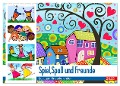 Spiel, Spaß und Freunde. Lustiger Kinderkalender (Wandkalender 2025 DIN A2 quer), CALVENDO Monatskalender - Rose Hurley