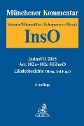 Münchener Kommentar zur Insolvenzordnung Bd. 4: EuInsVO 2015, Art. 102a-102c EGInsO, Länderberichte - 