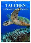 Tauchen - Abtauchen und Staunen (Wandkalender 2026 DIN A2 hoch), CALVENDO Monatskalender - Elisabeth Stanzer