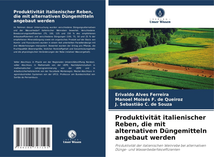 Produktivität italienischer Reben, die mit alternativen Düngemitteln angebaut werden - Erivaldo Alves Ferreira, Manoel Moisés F. de Queiroz, J. Sebastião C. de Souza