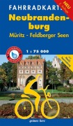 Cover-Bild zum Titel 'Fahrradkarte Neubrandenburg, Müritz, Feldberger Seen 1:75.000' von ''