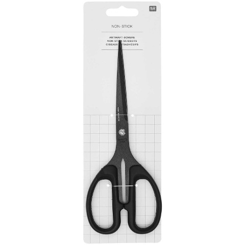 Antihaft Schere Schwarz, 21 cm / 8,25'' - 
