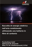 Cover-Bild zum Titel 'Raccolta di energia elettrica nell'aria condizionata utilizzando una batteria in fibra di carbonio' von 'Purshotham Katti, Abhinand Amaresh, Dibu P K Shekharprasad J N Rai'