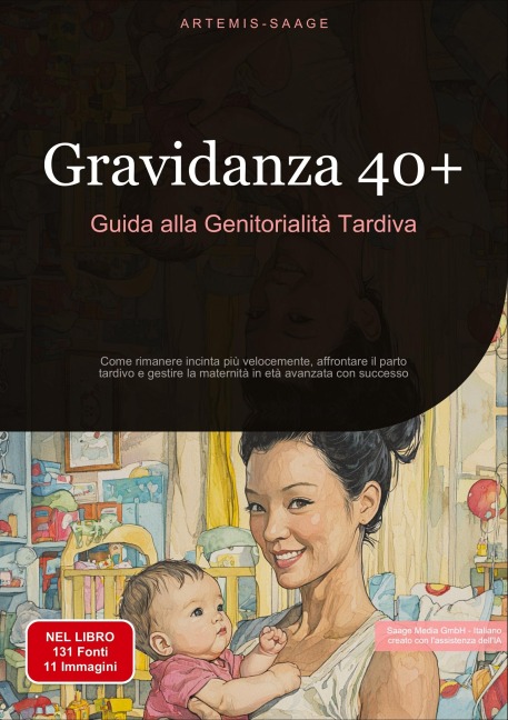 Gravidanza 40+: Guida alla Genitorialità Tardiva - Artemis Saage - Italiano