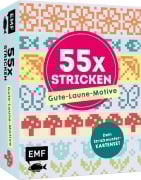 Cover-Bild zum Titel '55 x stricken - Gute-Laune-Motive: Deine Strickmustersammlung als Kartenset' von ''