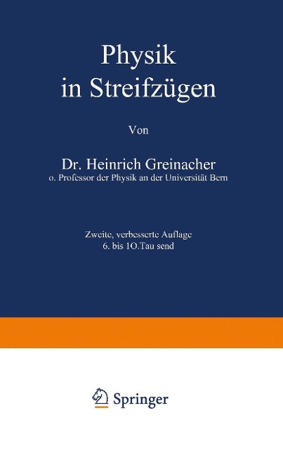 Physik in Streifzügen - H. Greinacher