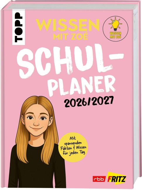 Wissen mit Zoé: Schulplaner 2026/2027 - Wissen mit Zoé
