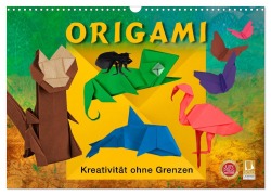 Cover-Bild zum Titel 'ORIGAMI - Kreativität ohne Grenzen (Wandkalender 2026 DIN A3 quer), CALVENDO Monatskalender' von 'Marion Krätschmer'