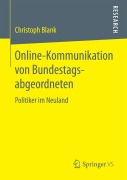 Cover-Bild zum Titel 'Online-Kommunikation von Bundestagsabgeordneten' von 'Christoph Blank'