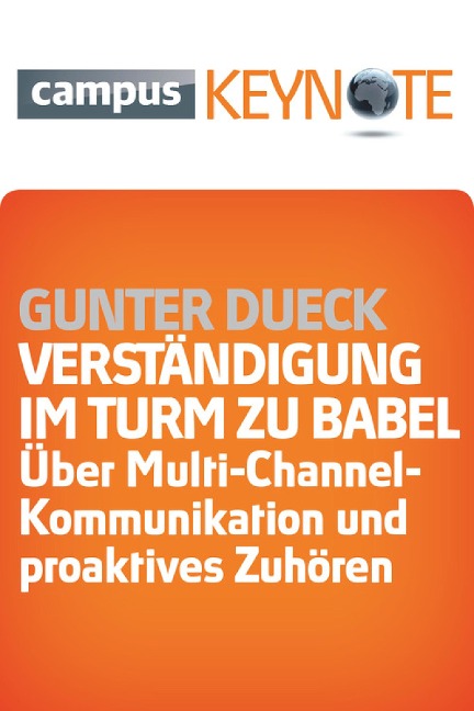 Verständigung im Turm zu Babel - Gunter Dueck