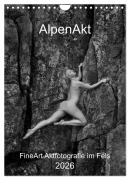 Cover-Bild zum Titel 'AlpenAkt 2026 (Wandkalender 2026 DIN A4 hoch), CALVENDO Monatskalender' von 'Thomas Bichler'