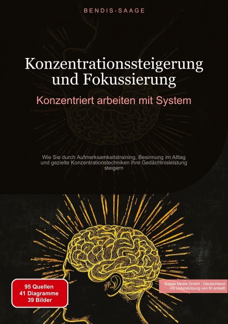 Konzentrationssteigerung und Fokussierung: Konzentriert arbeiten mit System - Bendis A. I. Saage - Deutschland