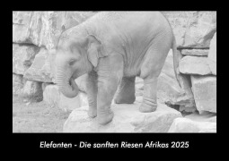 Cover-Bild zum Titel 'Elefanten - Die sanften Riesen Afrikas 2025 Fotokalender DIN A3' von 'Tobias Becker'