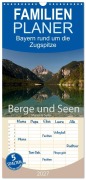 Cover-Bild zum Titel 'Familienplaner 2027 - Berge und Seen rund um die Zugspitze mit 5 Spalten (Wandkalender, 21 x 45 cm) CALVENDO' von 'Manuela Seiler'