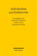 Cover-Bild zum Titel 'Individualität und Kollektivität' von ''