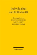 Cover-Bild zum Titel 'Individualität und Kollektivität' von ''