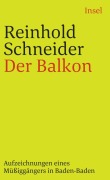 Cover-Bild zum Titel 'Der Balkon' von 'Reinhold Schneider'
