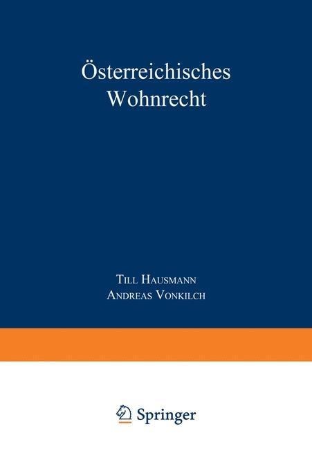 Österreichisches Wohnrecht - 