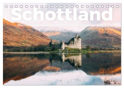 Schottland - Wunderschöne Landschaften und einzigartige Natur. (Tischkalender 2026 DIN A5 quer), CALVENDO Monatskalender - M. Scott