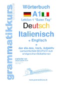 Wörterbuch Deutsch - Italienisch - Englisch Niveau A1 - Marlene Schachner