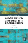 Cover-Bild zum Titel 'Ubuntu Philosophy and Disabilities in Sub-Saharan Africa' von ''