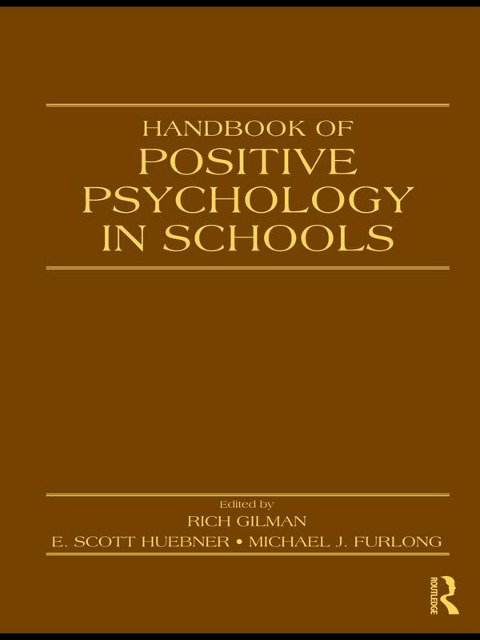 Handbook of Positive Psychology in Schools - 