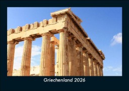 Cover-Bild zum Titel 'Griechenland 2026 Fotokalender DIN A5' von 'Tobias Becker'