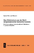 Cover-Bild zum Titel 'Das Christentum aus der Sicht zeitgenössischer iranischer Autoren' von 'Isabel Stümpel-Hatami'