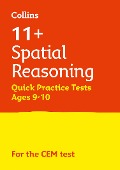Letts 11+ Success - 11+ Spatial Reasoning Quick Practice Tests Age 9-10 for the Cem Tests - Collins Uk