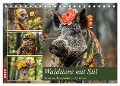 Waldtiere mit Stil. Tierische Trendsetter in der Natur (Tischkalender 2025 DIN A5 quer), CALVENDO Monatskalender - Rose Hurley