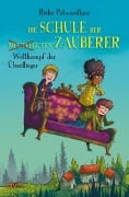 Cover-Bild zum Titel 'Die Schule der mittelguten Zauberer - Wettkampf der Überflieger' von 'Rieke Patwardhan'
