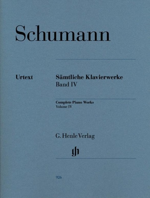 Sämtliche Klavierwerke 4 - Robert Schumann
