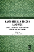 Cover-Bild zum Titel 'Cantonese as a Second Language' von ''