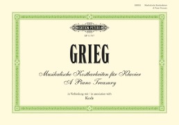 Cover-Bild zum Titel 'Musikalische Kostbarkeiten für Klavier / A Piano Treasury Für Klavier' von 'Edvard Grieg'