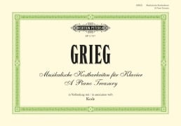 Cover-Bild zum Titel 'Musikalische Kostbarkeiten für Klavier / A Piano Treasury Für Klavier' von 'Edvard Grieg'