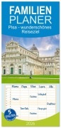 Cover-Bild zum Titel 'Familienplaner 2026 - Pisa - wunderschönes Reiseziel mit 5 Spalten (Wandkalender, 21 x 45 cm) CALVENDO' von 'Nina Schwarze'