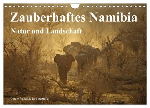 Zauberhaftes Namibia - Natur und Landschaft (Wandkalender 2024 DIN A4 quer), CALVENDO Monatskalender - Günter Franz Müller Fotografie