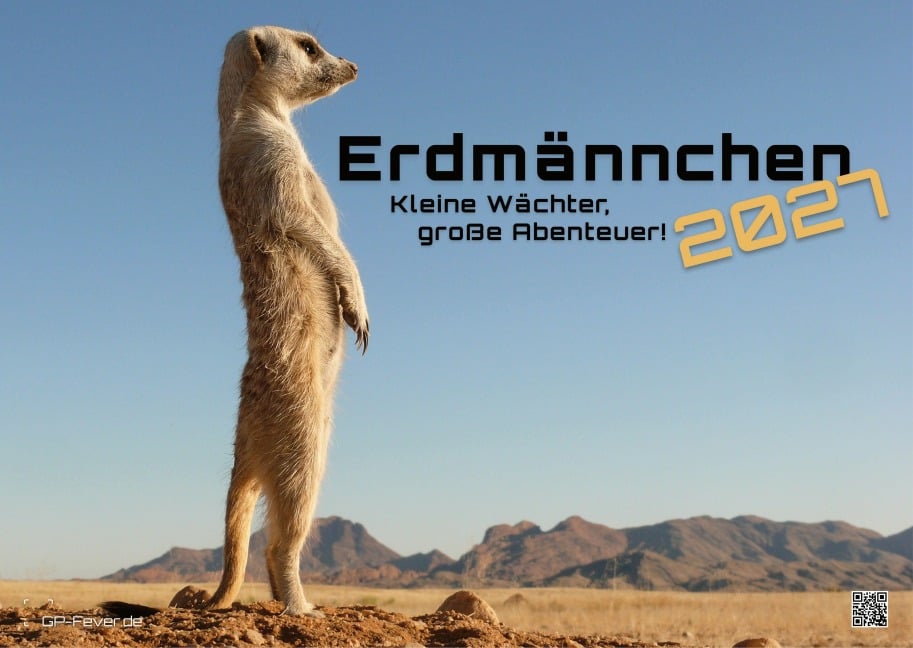 Erdmännchen - Kleine Wächter, große Abenteuer! - 2027 - Kalender DIN A3 - 