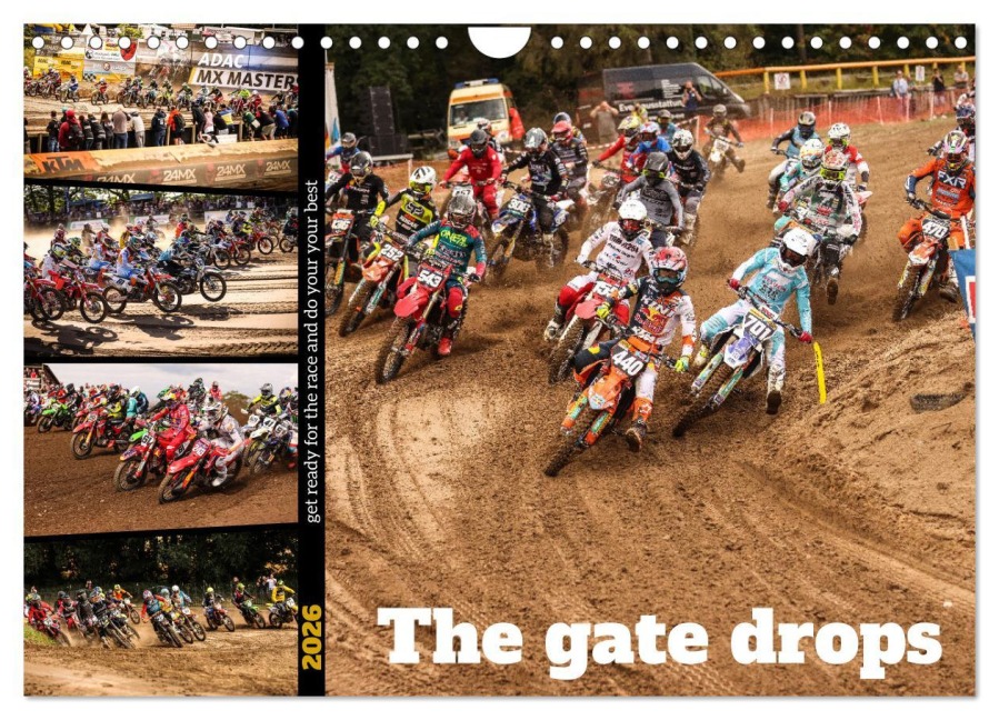 The gate drops - get ready for the race and do your your best (Wandkalender 2026 DIN A4 quer), CALVENDO Monatskalender - Arne Fitkau Aarne Fitkau Fotografie & Design