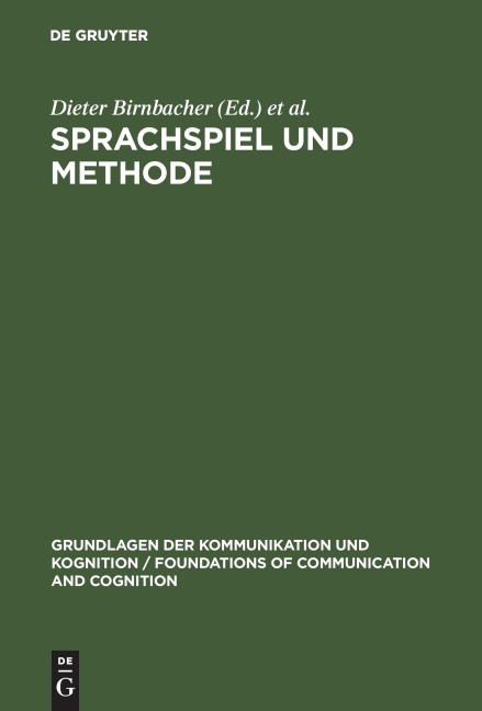 Sprachspiel und Methode - 