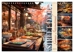 Cover-Bild zum Titel 'STREET FOOD Genuss International (Wandkalender 2026 DIN A4 quer), CALVENDO Monatskalender' von 'Melanie Viola'